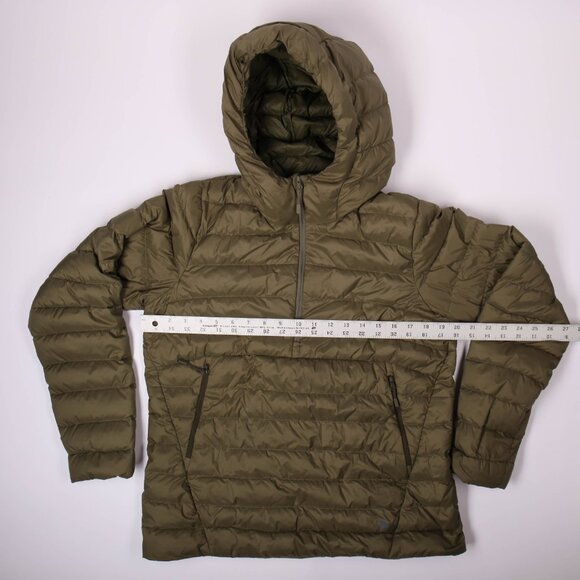 Women's Mountain Hardwear Green down quarterzip pullover SZ M - Picture 3 of 8